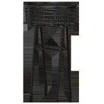 Panacea 20IN Black Metal Wire Basket Plant Stand. Fixed Price $67.75.