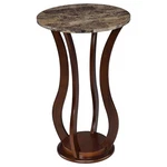 Coaster Home Furnishings - Elton Wood Round Plant Stand With Faux Marble .... Fixed Price $114.53.