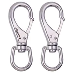 Stainless Steel Swivel Eye Snap Hook 2 Pack 4.6 Inch Heavy Duty Flag Clips For. Fixed Price $22.67.
