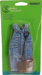 Garden Treasures 5 Inch Thermometer Cute Pair Of Overalls With Pail And Shovel. Fixed Price $8.09.