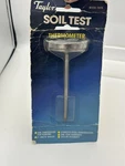 Taylor Soil Test Thermometer 5976 Stainless Steel Fahrenheit Celsius 6W1695D. Fixed Price $12.00.