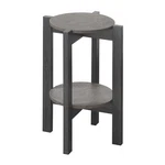 Convenience Concepts Newport Medium Plant Stand, Faux Cement / Weathered Gray. Fixed Price $72.94.