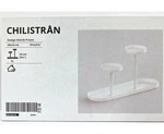 Ikea Chilistran Plant Stand White Height 19" Length. 604.922.45. New In Box. Fixed Price $45.00.
