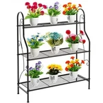 Doeworks 3 Tier Metal Plant Stand, Display Rack,black. Fixed Price $14.99.
