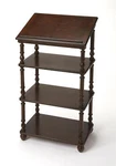 Butler Specialty Library Stand In Plantation Cherry. Fixed Price $679.00.