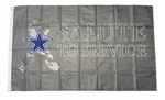 Dallas Cowboys Flag 3'X5' Salute To Service Military Fan Gift Banner. Fixed Price $18.95.