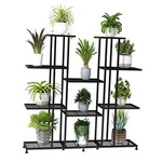 Twhep Heavy Duty Metal Plant Stand, Large Multifunctional 9 Tiers 17 Pots. Fixed Price $83.02.