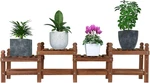 Wood Plant Stand OUTDOOR,4 Tiers Bench Indoor,low Window. Fixed Price $57.99.