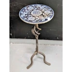 Vintage Pier 1 Ceramic Tile Top Plant Stand. Fixed Price $29.99.
