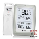 Wireless Weather Stations, With 330FT Range Sensor And Adjustable White+grey. Fixed Price $31.57.