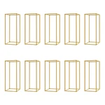 10*FLOWER Stands Rectangular Metal Floral Display Frame Wedding Backdrop. Fixed Price $87.05.