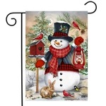 Briarwood Lane Snowman And Friends Winter Garden Flag. Fixed Price $9.95.