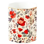 Yosco Ceramic Desk Holder Stand Pencil Cup Pot FLOWER-07. Fixed Price $20.51.