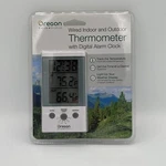 New Oregon Scientific THT312 Wired Thermometer Digital Alarm Clock. Fixed Price $30.00.