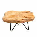 Tj Global Natural Edge Wooden Stand With Hairpin Legs For Displaying Cakes,.... Fixed Price $37.79.