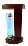 Galileo 9.5" Thermometer With Cherry Finish Wood Frame. Fixed Price $18.00.