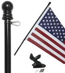 American Flag And Pole Kit Set: Includes 3X5 Ft Made Usa, 6 A.... Fixed Price $101.20.