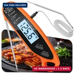 Digital Meat Thermometer For Cooking With Dual Probe, Large Backlit & Calibratio. Fixed Price $12.47.