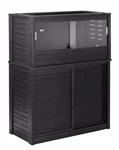 Reptile Enclosure Medium Ecoflex Cabinet Stand Set Black New Age Pet Matching. Fixed Price $872.99.
