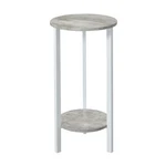 Convenience Concepts Graystone 31" Plant Stand Faux Marble Wood Finish. Fixed Price $59.99.