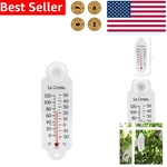 La Crosse Analog Thermometer 4.4IN White Retro Weatherproof Fast Reading. Fixed Price $17.25.