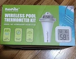 Rainpoint Wireless Digital Pool Thermometer, Floating, Anti-fog Lcd Display Blue. Fixed Price $17.00.