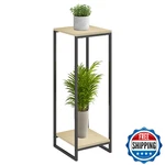 Jepreco 34" Tall 2-TIER Modern Corner Plant Stand Shelf Indoor Outdoor Flower Po. Fixed Price $41.23.