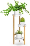 Wisuce Bamboo Plant Stands Indoor, 3 Tier Tall Corner 1 -. Fixed Price $57.65.