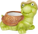WTJ344HH Turtle Pot Planter, Playful Decor For Garden, Patio, Deck, & Lawn, 7". Fixed Price $31.99.