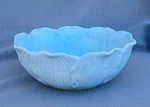 Global Design Connections By Kate Williams - Blue Flower Serving /display Bowl. Fixed Price $20.00.