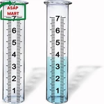 Biuwing 7" Capacity Glass Rain Gauge Replacement Tube For Outdoors Yard Garden .. Fixed Price $24.39.