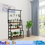 Metal Plant Stand 3-TIER Rack Flower Pot Shelf Garden Indoor Outdoor Display Usa. Fixed Price $71.02.