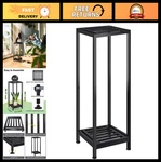 Heavy Duty Wrought Iron Plant Stand - Indoor Outdoor Metal Flower Pedestal For. Fixed Price $57.99.