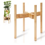 Indoor Stand, Adjustable Wooden Tall Planter Holder.... Fixed Price $39.39.
