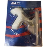 Anley White Aluminum 1" Flagpole Bracket 2-POSITION Adjustable Wall Mount. Fixed Price $13.15.
