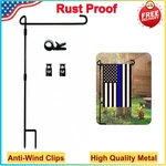 Garden Flag Stand Premium Pole Holder For All Season Yard Metal. Fixed Price $6.89.
