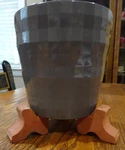 Terracotta Ceramic Clay Pottery Planter Feet Risers Pedestals Set Of 3. Fixed Price $11.00.