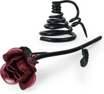 Dreamseden 12 Inch Metal Rose With Stand, Forever Iron Flower Sculpture, Ha. Fixed Price $43.78.