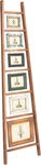 Chic Decorative Wood Ladder With 6 Photo Frames For Stylish Display. Fixed Price $362.99.