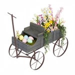 Shine Company Decorative Wagon Garden Planter, Wooden Yard For. Fixed Price $44.27.