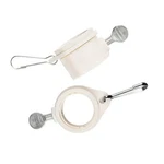 1-PAIR-FLAG-POLE-ROTATING-MOUNTING-RINGS-KIT-ANTI-WRAP-GROMMET-CLIP-ATTACH 1INCH. Fixed Price $12.88.