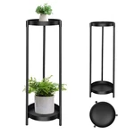 Plant Indoor Outdoor, Tier 24" Tall Black Flower Pot Stands, He.... Fixed Price $27.35.