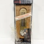 Sunbeam Springfield Indoor Outdoor Weather Thermometer Humidity Wood Decor. Fixed Price $85.00.
