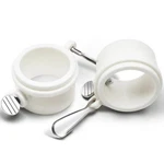 2PCS Tangle Free Flag Mounting Clip - Rotating Flapole Rings. Fixed Price $7.70.