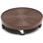 Devault Heavy Duty Plastic Plant Dolly With 5 Wheels, Espresso, 16IN. Fixed Price $40.17.