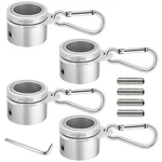 Flag Pole Rings 4 Pack 360 Rotating Anti-wrap Clips With Aluminum. Fixed Price $21.68.