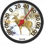 New Taylor 6709E Large 12" Dial Deer Indoor Outdoor Thermometer 6289813. Fixed Price $10.99.