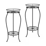Faithland 2 Pack Metal Stands, Tall Planter Holder Indoor Outdoor, Ti.... Fixed Price $113.46.
