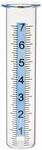 7" Capacity Rain Gauge Glass Replacement Tube With Lid Design For Yard Garden Ou. Fixed Price $11.80.