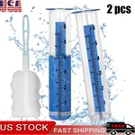 2 Pack 6 Inch Rain Gauge Replacement Tube Glass For Yard Garden And Outdoor Hom. Fixed Price $12.96.